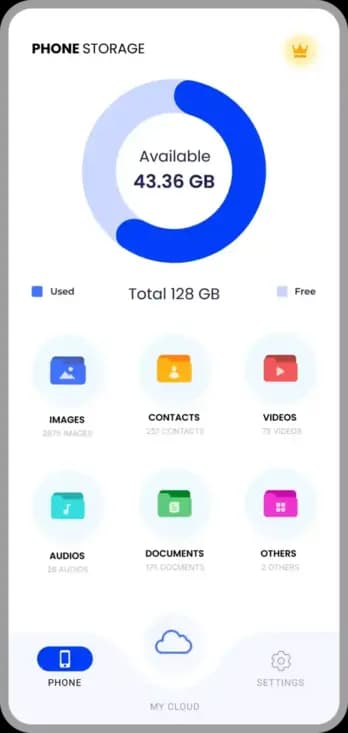 Cloud Storage App Preview