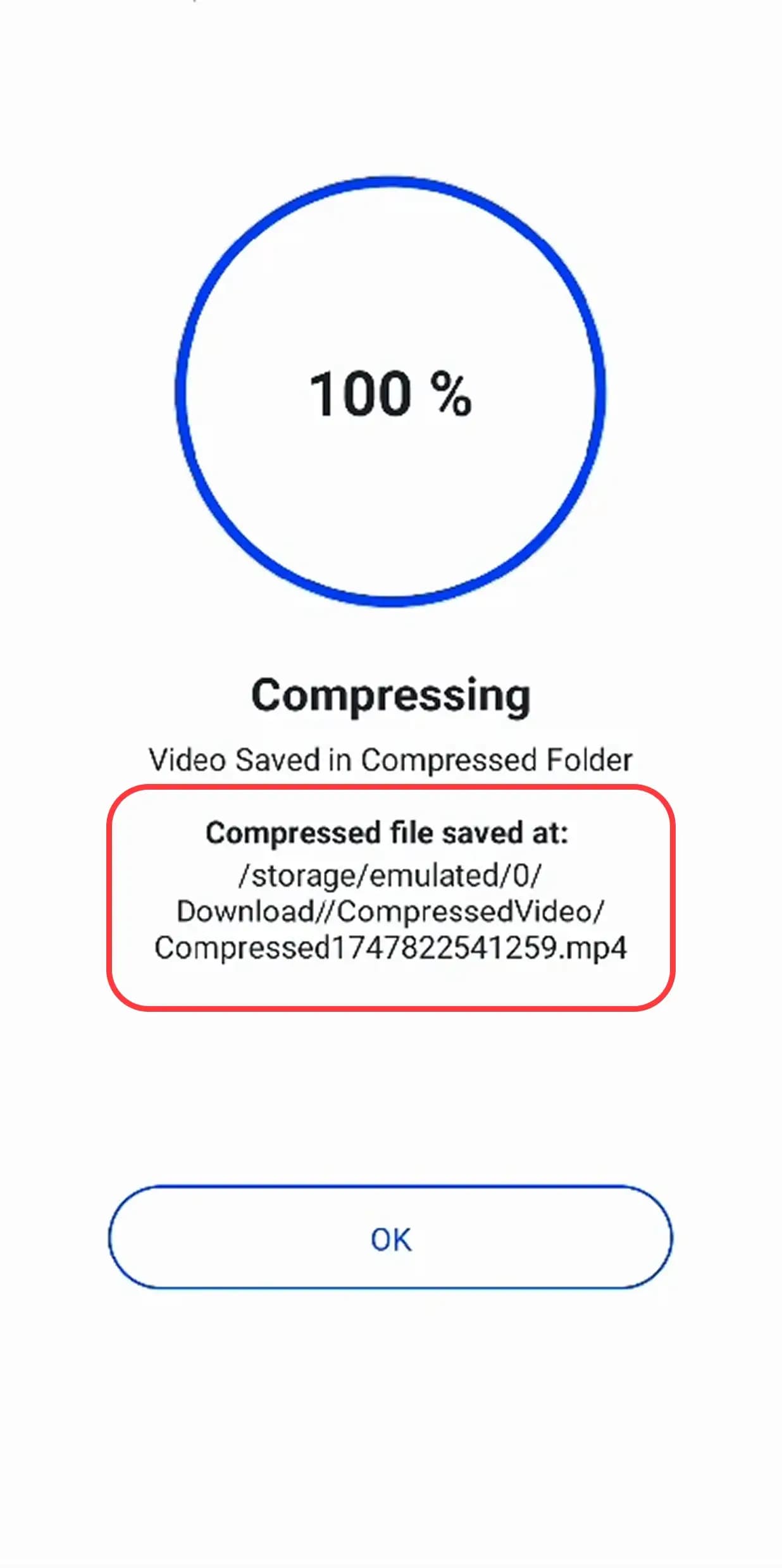 Upload UI Screenshot