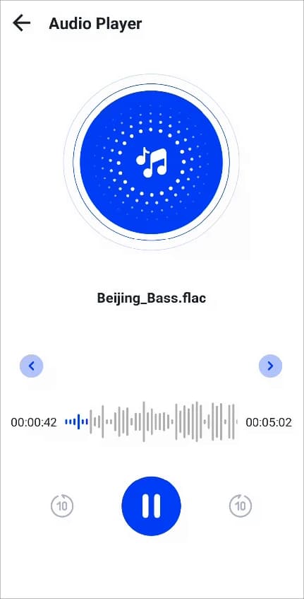 Upload UI Screenshot