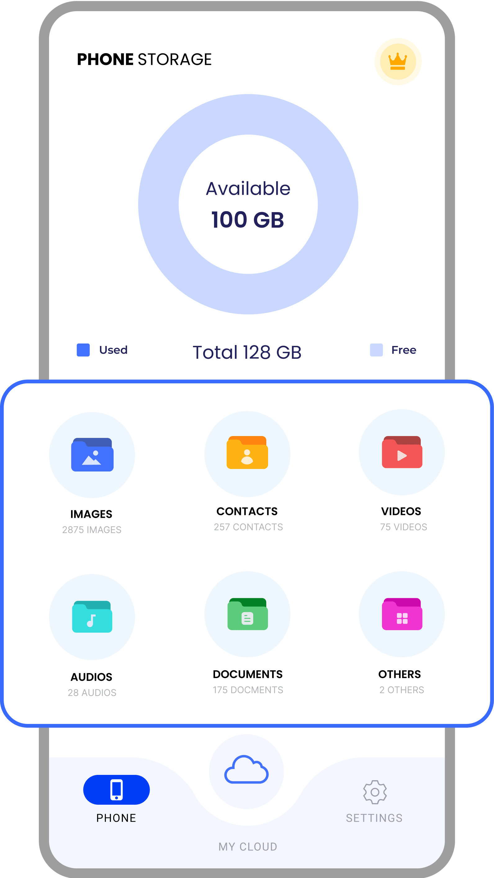 Cloud Storage App Preview